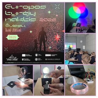 Europos tyrėjų naktis 2026
